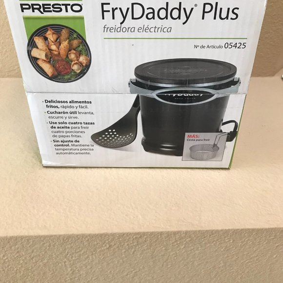 Presto FryDaddy Plus electric deep fryer #05425 NEW in Box Great Gift - Picture 3 of 5